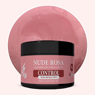 Psiu - Gel Hard CONTROL Nude Rosa 28g