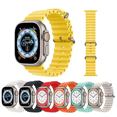 Pulseira Silicone Ultra -  42/44/45/49 (Encaixe Lateral)