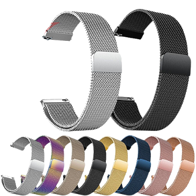 Pulseira Metal Magnética  -  22 mm (Encaixe de Pino)