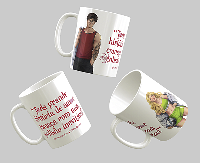 Caneca Por Trás da Tela