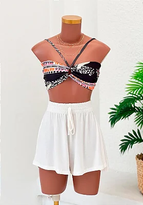 Cropped Estampado