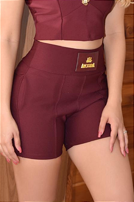 Short Placa Amorena