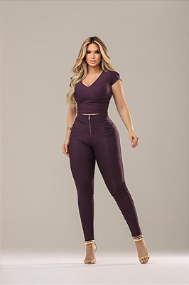 Calça Montaria Skinny de Zíper - UVA