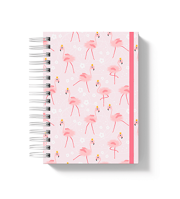 Caderno A5: Flamingo