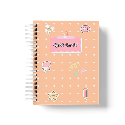 Agenda Escolar Permanente - Menina