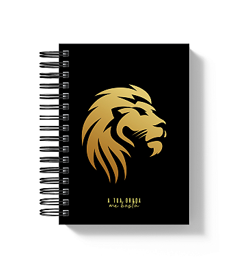 Planner Devocional Evangélico: Leão Dourado