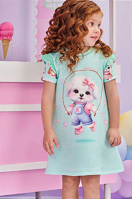 Vestido em  Fly Tech- Kukiê