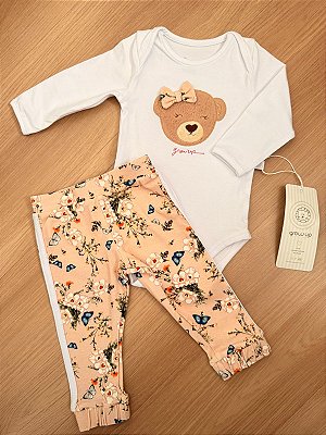 Conjuntinho Growup - Estampado Ursinha