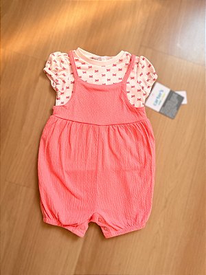 Jardineira Carter`s  Bebê - Kit 2 peças