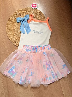 Conjunto Mon Sucré com Saia Tule Princesa