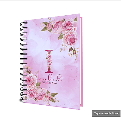Agenda Floral Personalizada Modelo 3