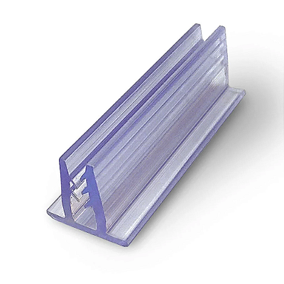 Perfil Plástico Traquitana Porta Stopper - SEM Fita Dupla Face