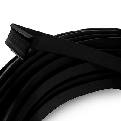 Perfil Trim 5/8 (16 mm) - Em ABS Preto ou Branco