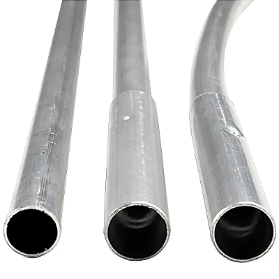 Hastes de Alumínio para Wind Banner | 1 Peça curva de 5/8'' (16 mm) e 2 Peças Retas de 3/4" (19 mm)