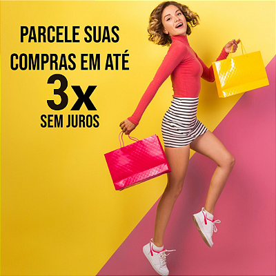 3 x sem juros