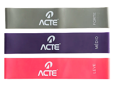 Kit Mini Band Látex T71-R Acte Sports