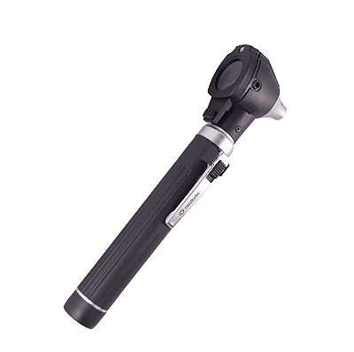 Otoscópio Colors Led e Fibra Ótica Medicate Preto