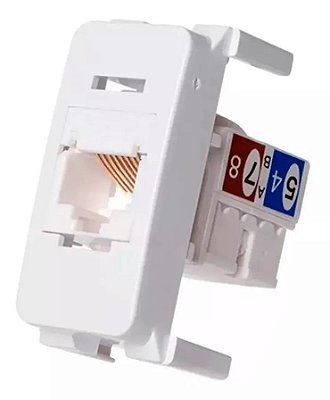 Módulo Tomada RJ45 Rede CAT5e Informática B3 MarGirius
