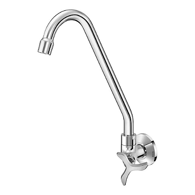 Torneira Para Cozinha Docol Nova Pertutti 902806 De Parede Cromada