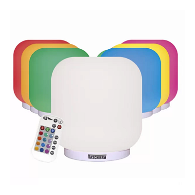 Luminária de Mesa Jujuba Taschibra LED 8W IR RGB