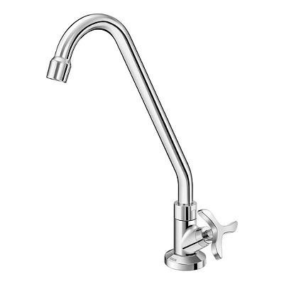 Torneira De Cozinha Docol Nova Pertutti 903806 De Bancada Cromada
