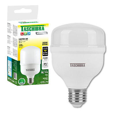 Lâmpada Led 20W Taschibra TKL110 Bivolt Soquete E27