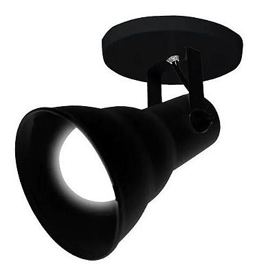 Spot De Sobrepor Hol Direcionável E27 Preto Taschibra