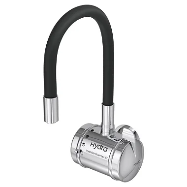 Torneira Elétrica Hydralar 4T Gourmet De Parede Preto 5500W