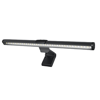 Luminária Barra Led Tela Monitor Computador USB Preta Taschibra