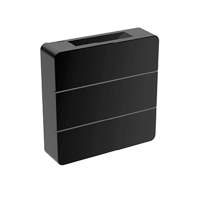 Arandela Led Externa 2 Fachos Clean Preto 6w 3000k Blumenau