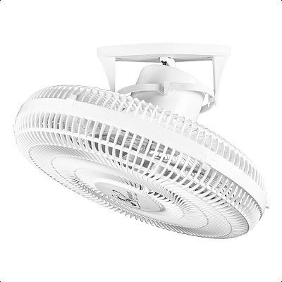 Ventilador De Teto Venti Delta 50cm Premium Branco Rotação 360° Bivolt