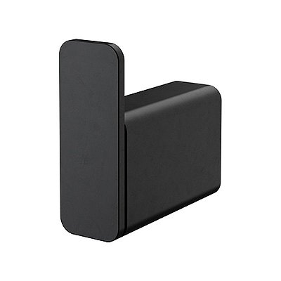 Cabide Docol Para Banheiro Porta Toalha Ônix Preto 9609156ce