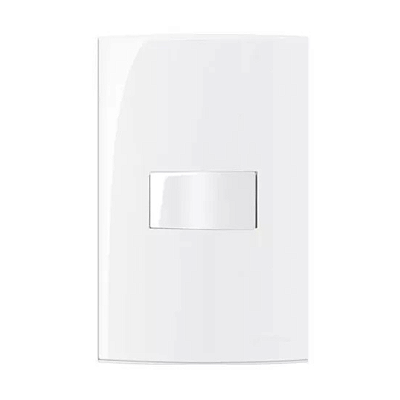 Interruptor Paralelo 10a Branco Brilhante 4x2'' Sleek Margirius