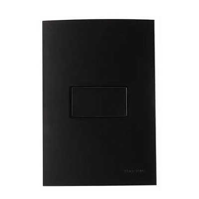 Interruptor Paralelo 10A Preto Fosco 4x2 Clean Ebony Margirius