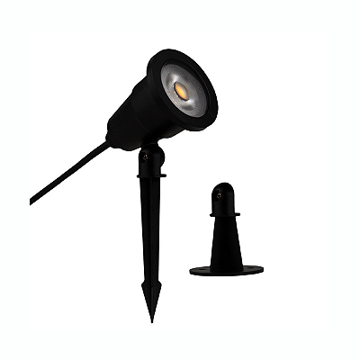 Espeto De Jardim Led Integrado 5W Play Preto IP65 Bivolt Blumenau