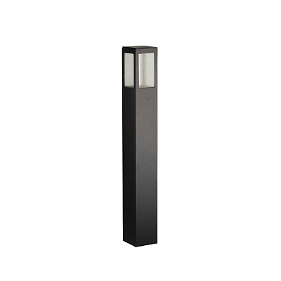 Poste Balizador 50cm Para Jardim Externo Piso Chão E27 Preto Bivolt Germany