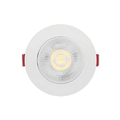 Spot Led Embutir 5w Redondo Móvel 9x9cm Bivolt Avant