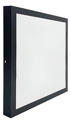 Painel de Led 32W 40x40cm Quadrado Sobrepor Preto Bivolt Blumenau