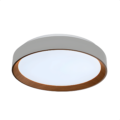 Plafon LED Arbos Redondo 30W Bivolt Cor Luz Ajustável Branco Blumenau
