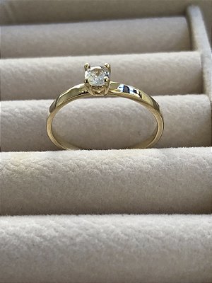 Anel solitário nº. 21