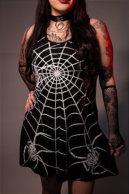 Vestido Teia + Aranha