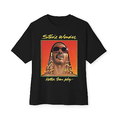 Camiseta Stevie Wonder Hotter Than July