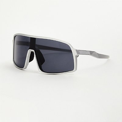 ÓCULOS DE SOL TRITON EYEWEAR ESPORTIVO ACETATO PRATA