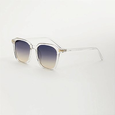 ÓCULOS DE SOL TRITON EYEWEAR QUADRADO ACETATO TRANSPARENTE