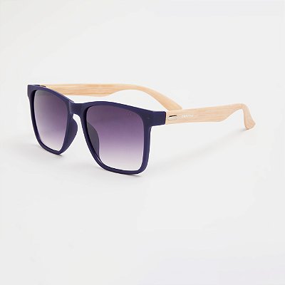 ÓCULOS DE SOL TRITON EYEWEAR QUADRADO ACETATO AZUL