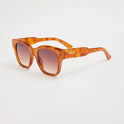 ÓCULOS DE SOL TRITON EYEWEAR QUADRADO ACETATO CARAMELO