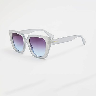 ÓCULOS DE SOL TRITON EYEWEAR QUADRADO ACETATO CINZA