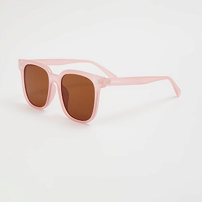 ÓCULOS DE SOL TRITON EYEWEAR QUADRADO ACETATO ROSA