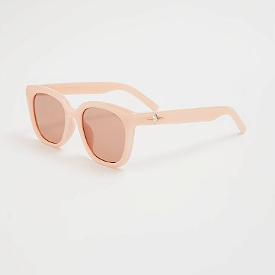 ÓCULOS DE SOL TRITON EYEWEAR QUADRADO ACETATO NUDE