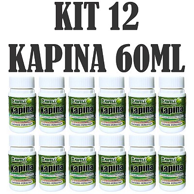 KIT 12 Kapina 60ml - Rawell Química